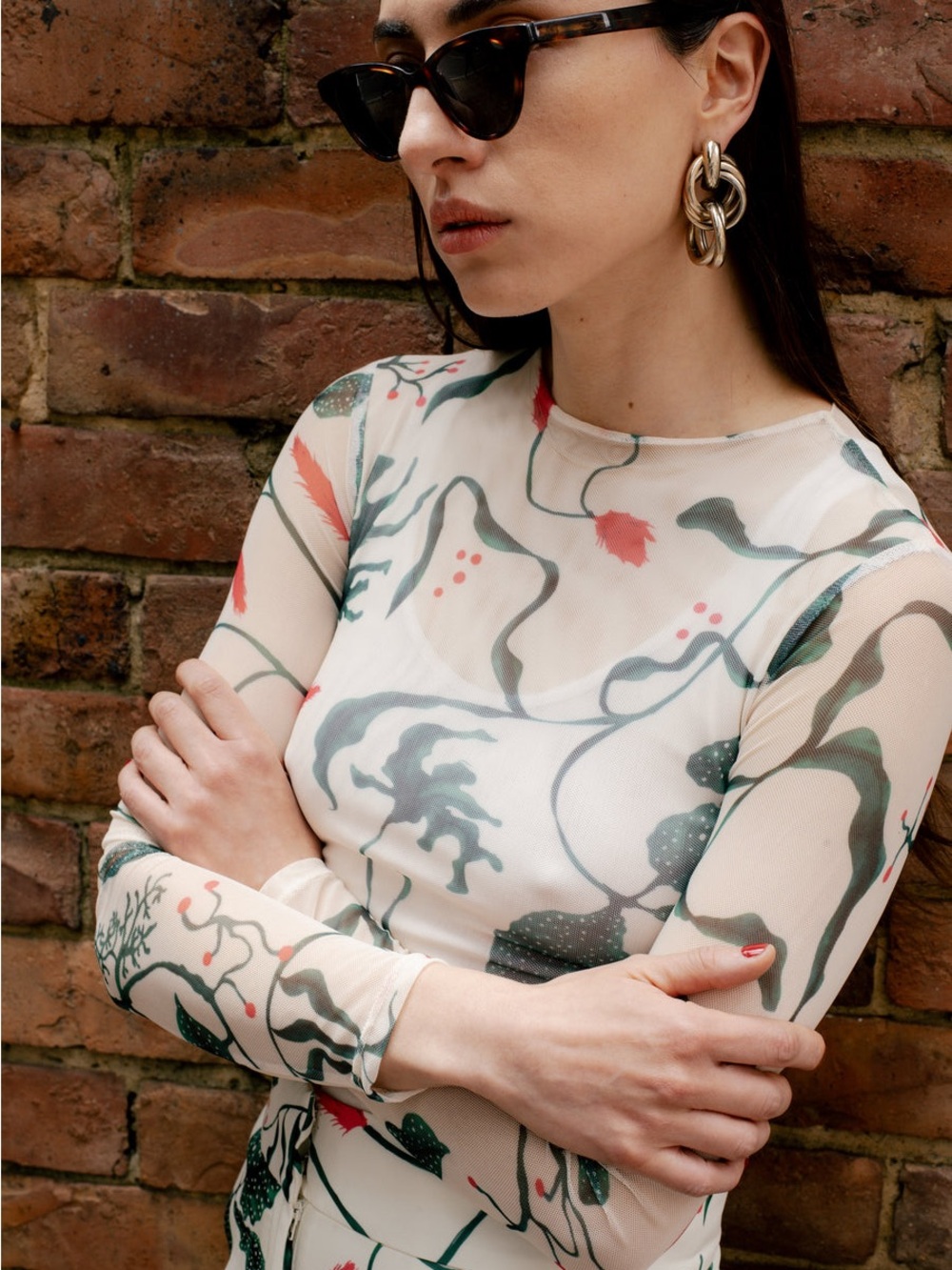 Atelier Crump Jardín de Mar Sheer Top